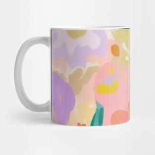 Abstract Garden Flowers Matisse Boho Mug